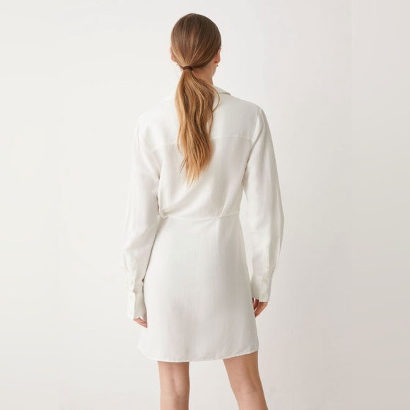 & OTHER STORIES Collared Mini Wrap Dress size 10 - Picture 6 of 11